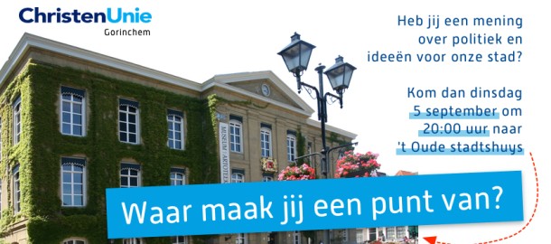 christenUnie Punt uitnodiging